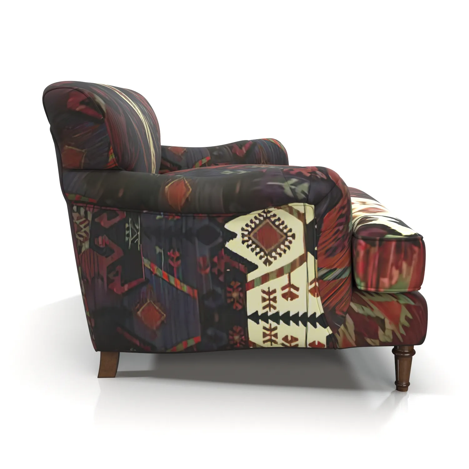 English Arm Signature Two Seater Sofa PBR 3D Model_03